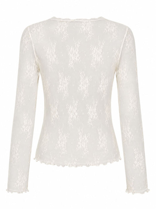 Blusa de encaje