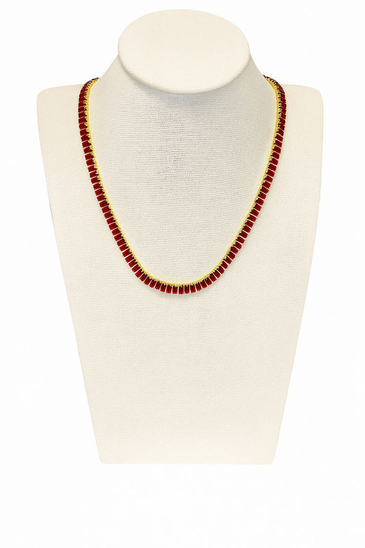 Collar baguette Dorado