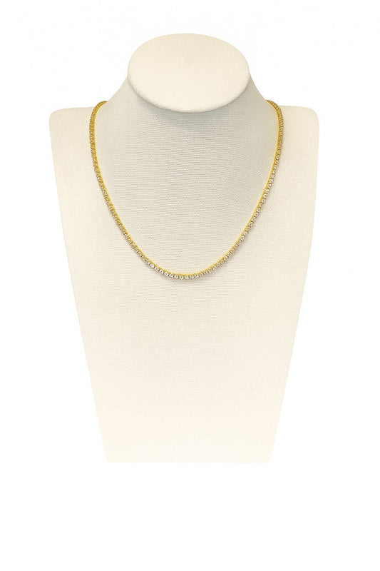 Collar Tennis zirconias delgado