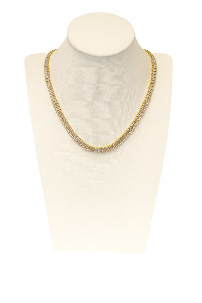 Collar baguette Dorado