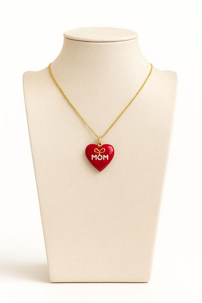 Collar relicario  Mom