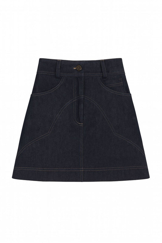 Mini Falda Denim