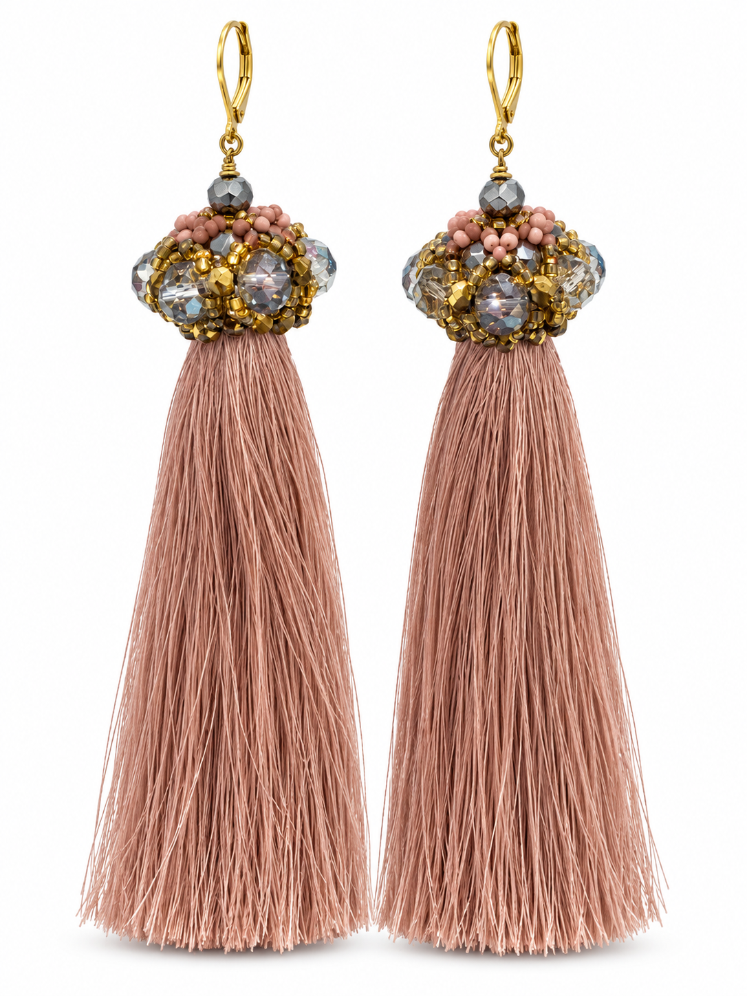 Aretes borla Cristal