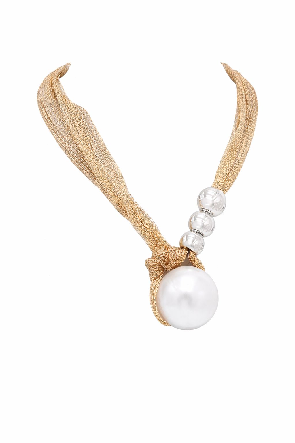 Collar perla grande
