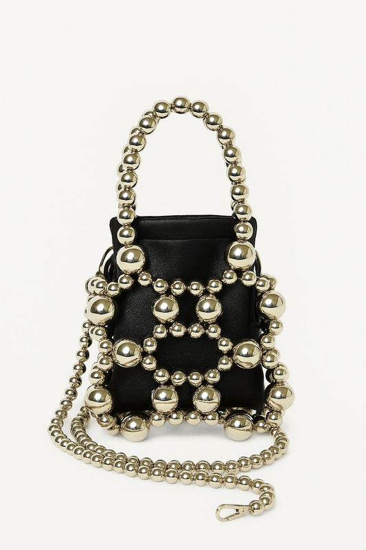 Bolsa chica con cuentas