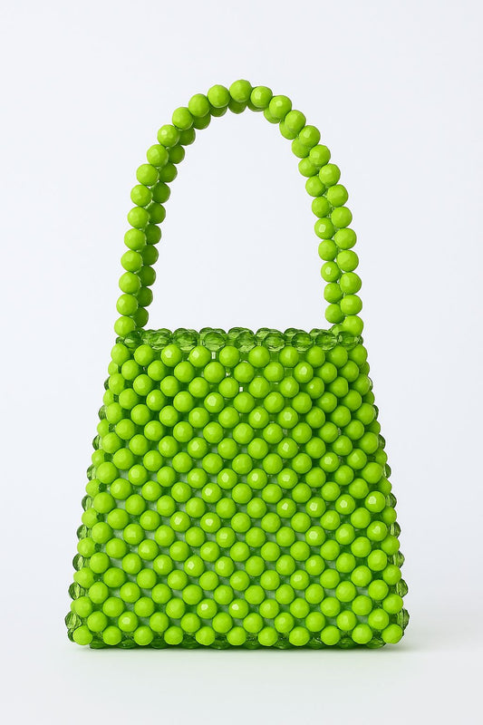 Bolsa verde de cuentas