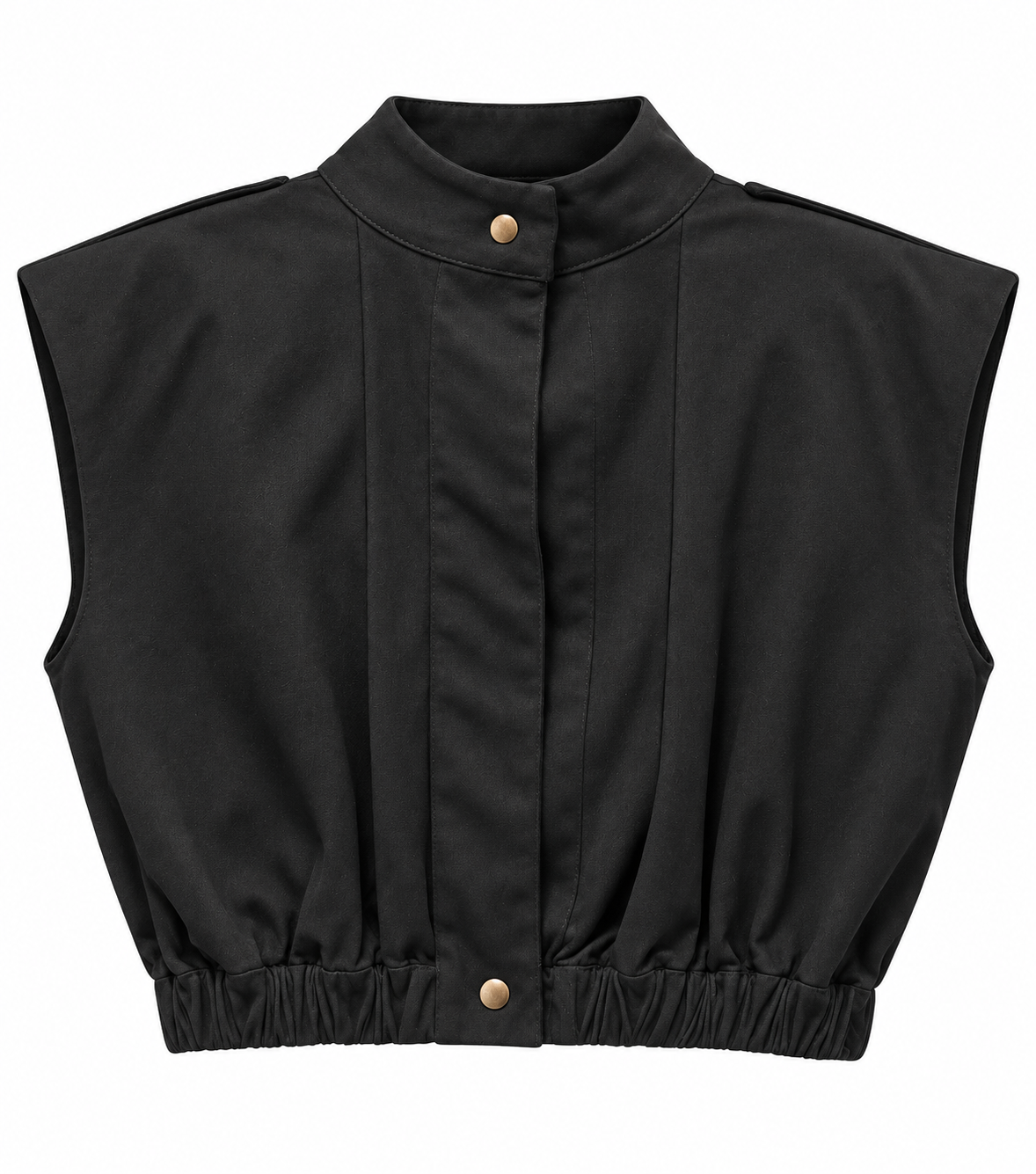 Chaleco Gabardina Negro