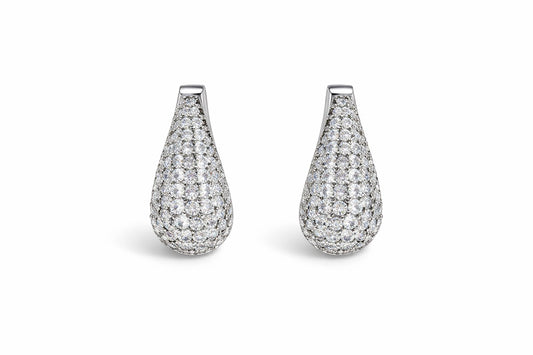 Aretes de Gota Zirconia