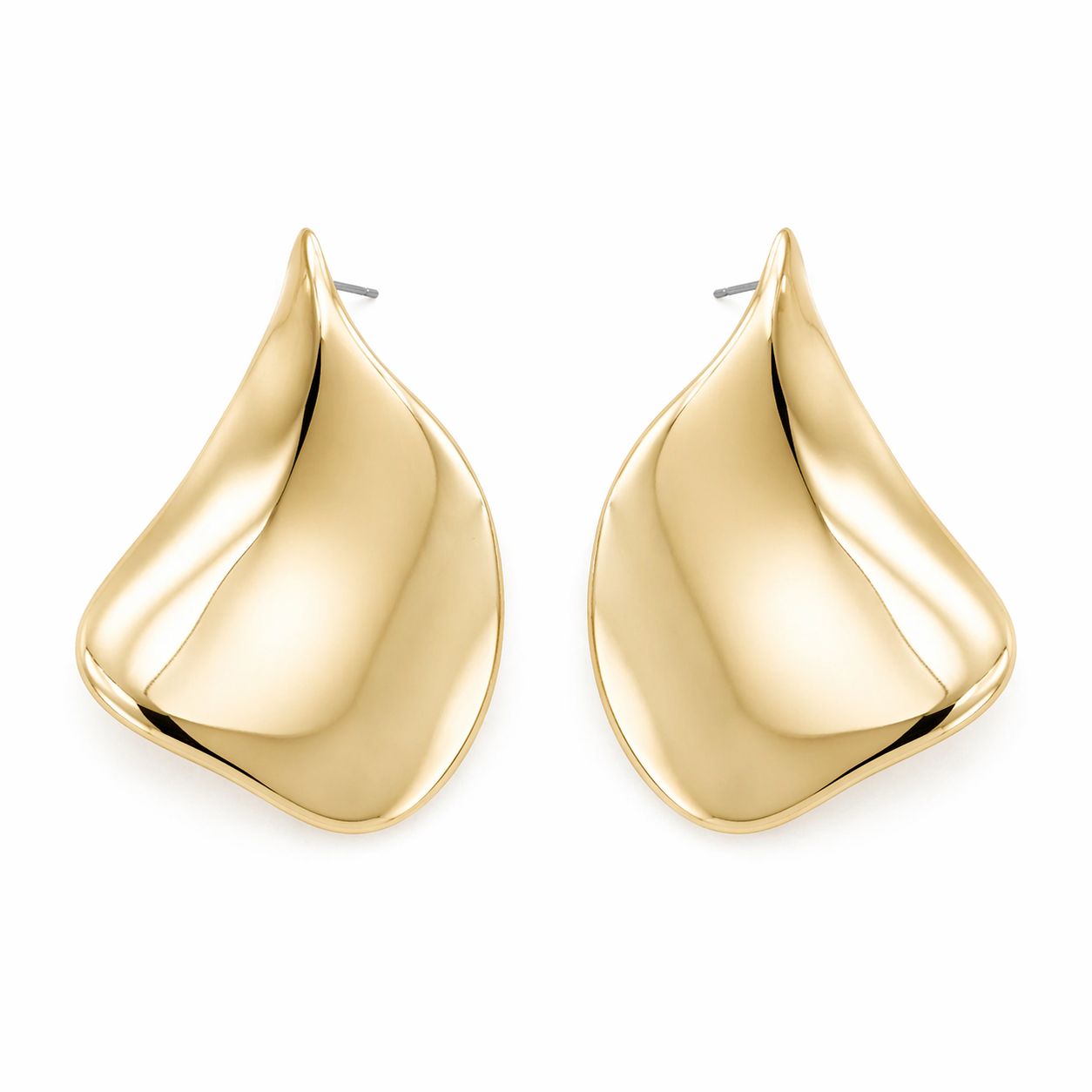 Aretes Onda Dorado