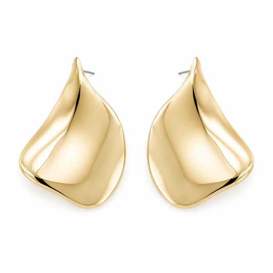 Aretes Onda Dorado