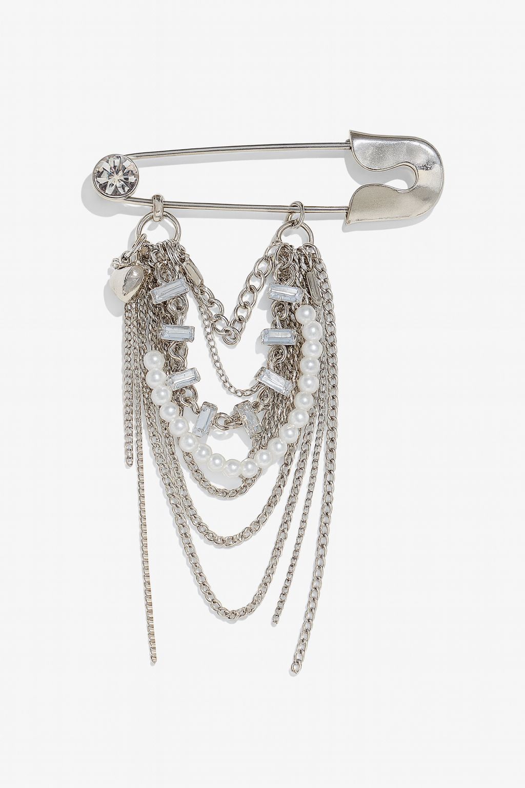 Seguro con cadenas y piedras