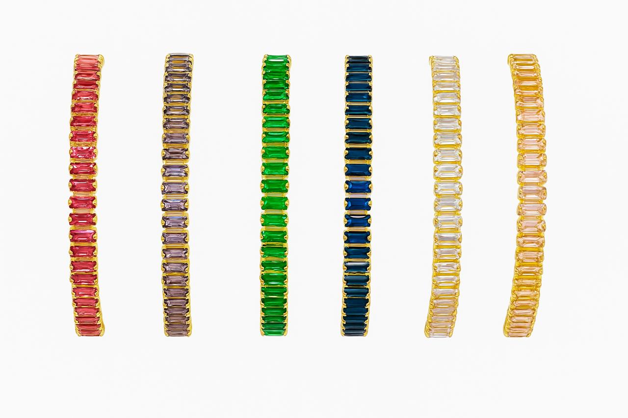 Pulsera Baguette Zirconia