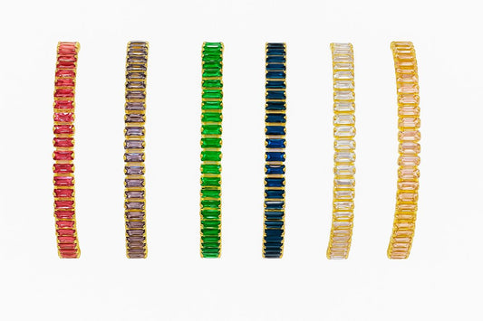 Pulsera Baguette Zirconia