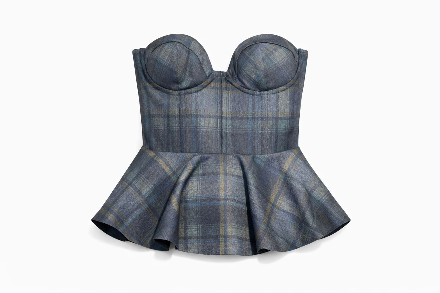Bustier de cuadros