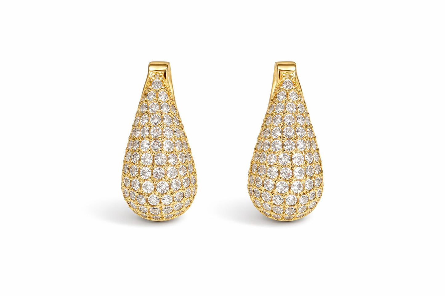 Aretes de Gota Zirconia