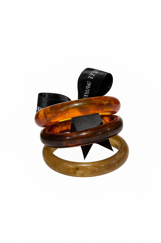 Set de Pulseras de acrilico circulares