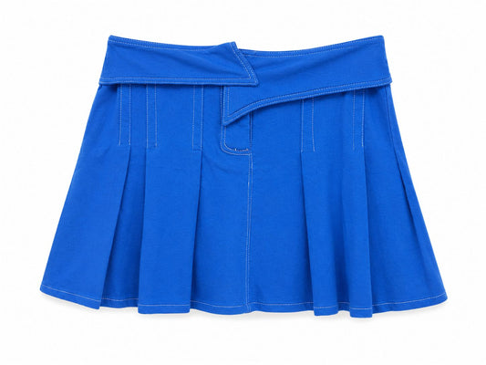 Falda Lapels Azul