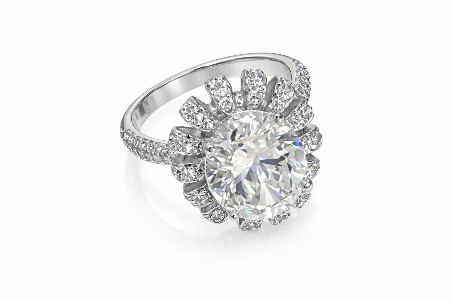 Anillo Zirconia grande