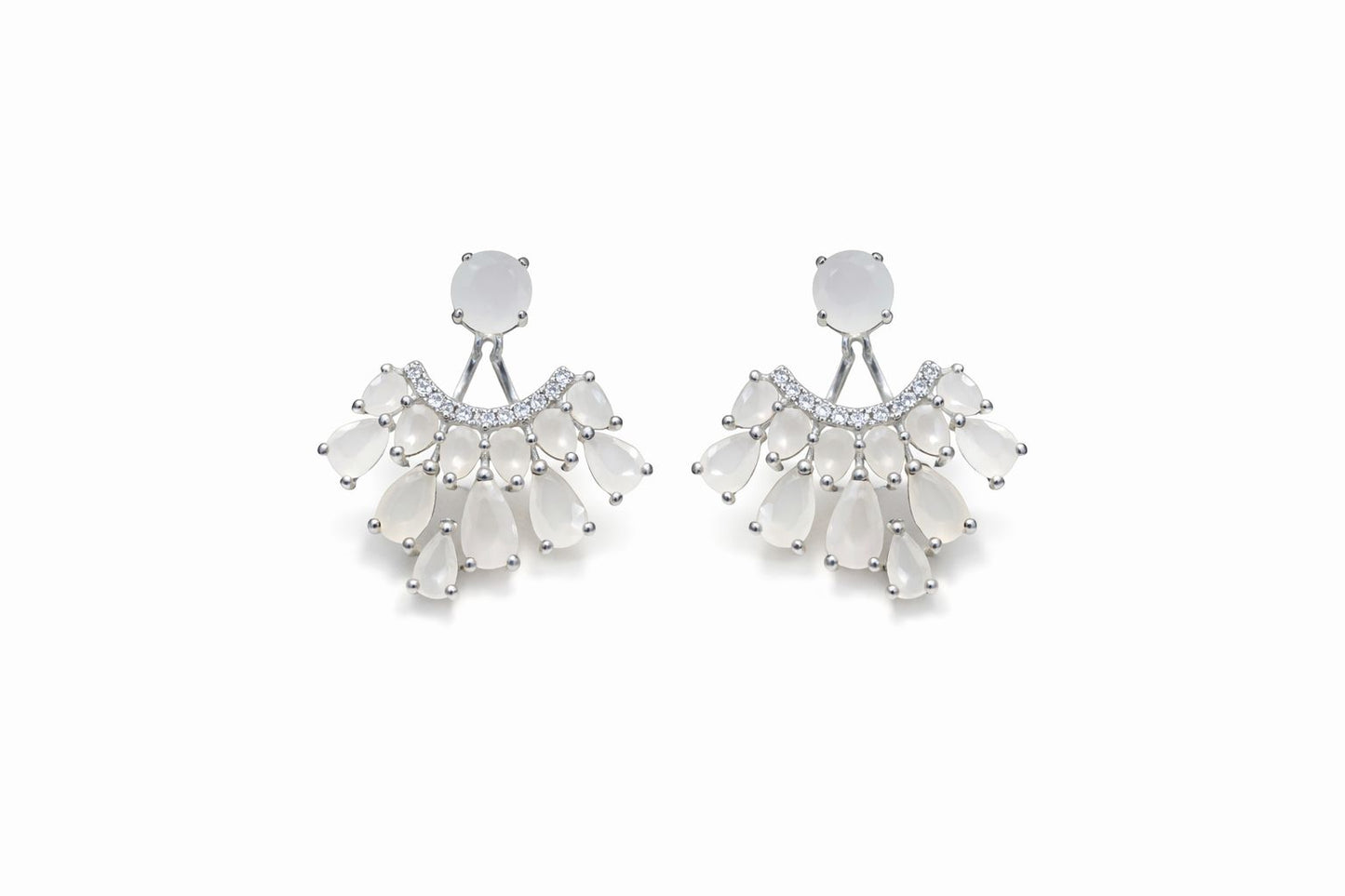 Aretes de Gancho con zirconia