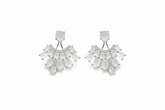 Aretes de Gancho con zirconia