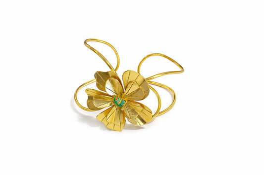 Brazalete doble flor