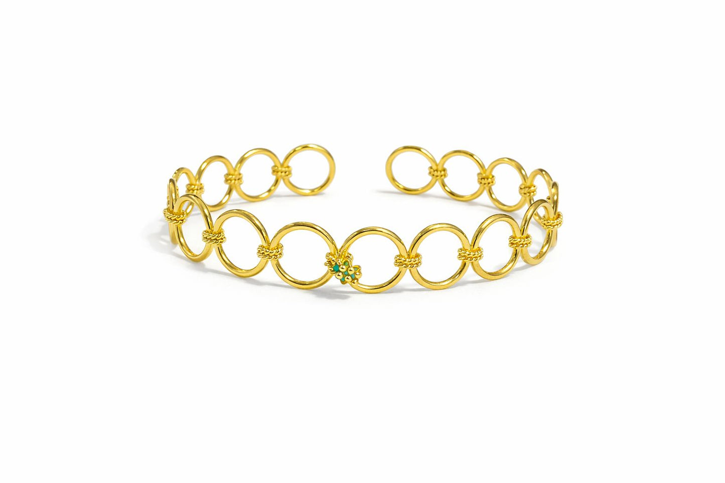 Choker circulos lazo trenzado