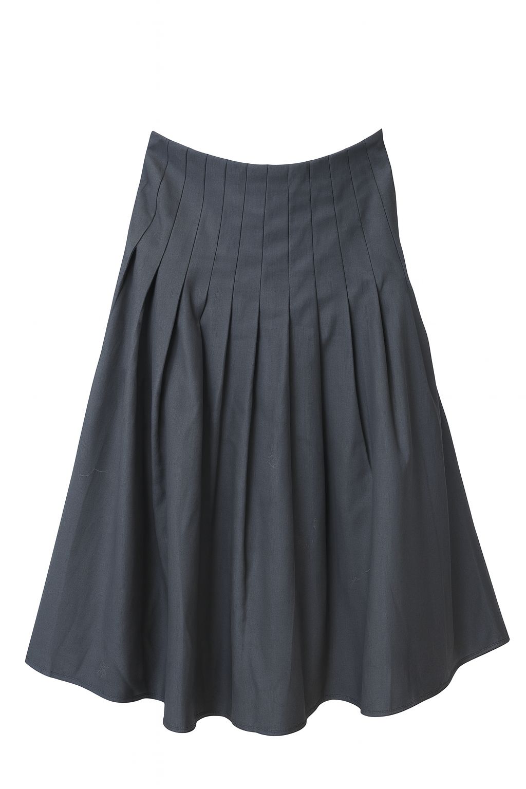 Falda gris con pinzas