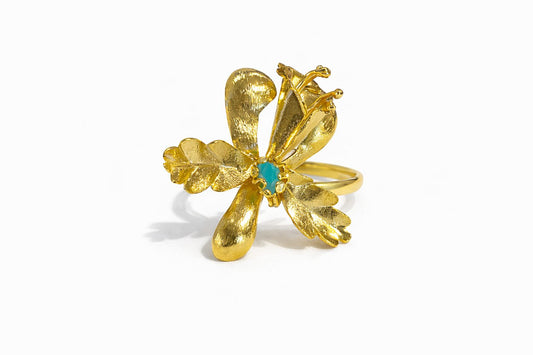 Anillo Orquidea trompeta