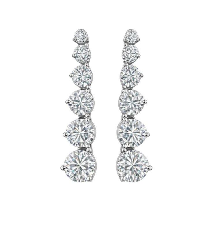 Aretes Zirconia Redondo